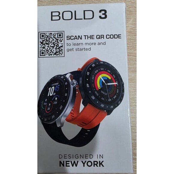 New in Box iTech Bold 3 Unisex Adult Smart Watch, Orange Silicone Strap - Picture 4 of 5